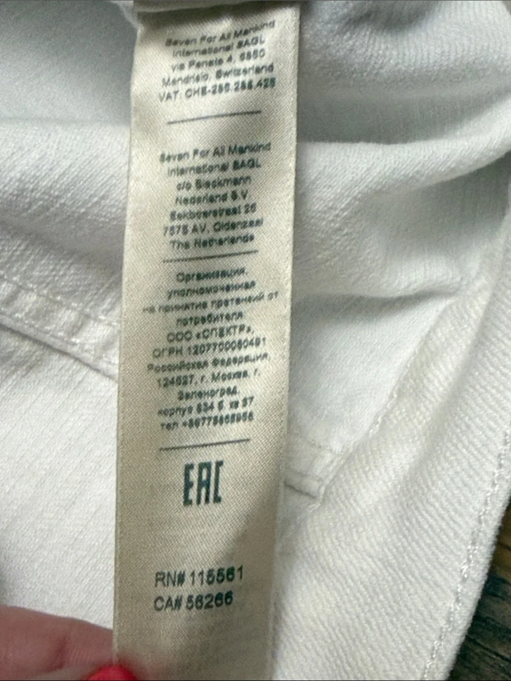 7 For All Mankind White Denim Trucker Jacket Medium Classic Button Front